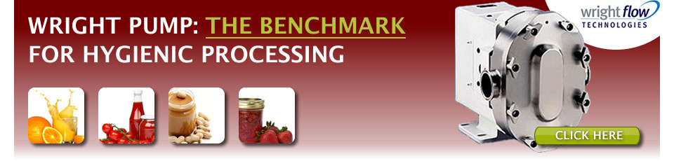 Wright Pump : The Benchmark for Hygienic Processing